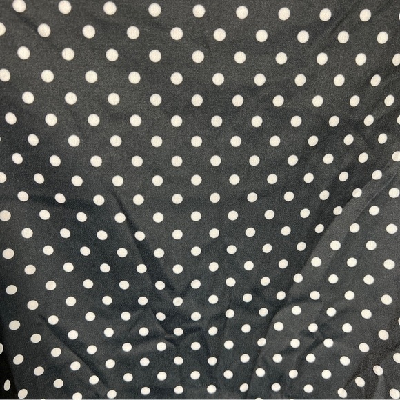 Small Blue White Polka Dot Stretch Short Sleeve Top Spirit - Picture 7 of 8